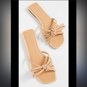 SCHUTZ Bloodom Tan Knotted Women's Sandals 10